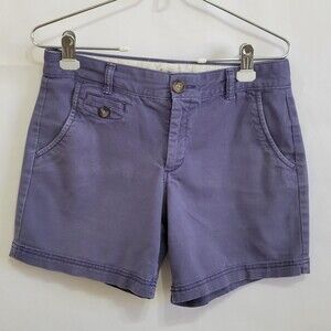 Dockers cotton navy blue chino shorts inseam size 4